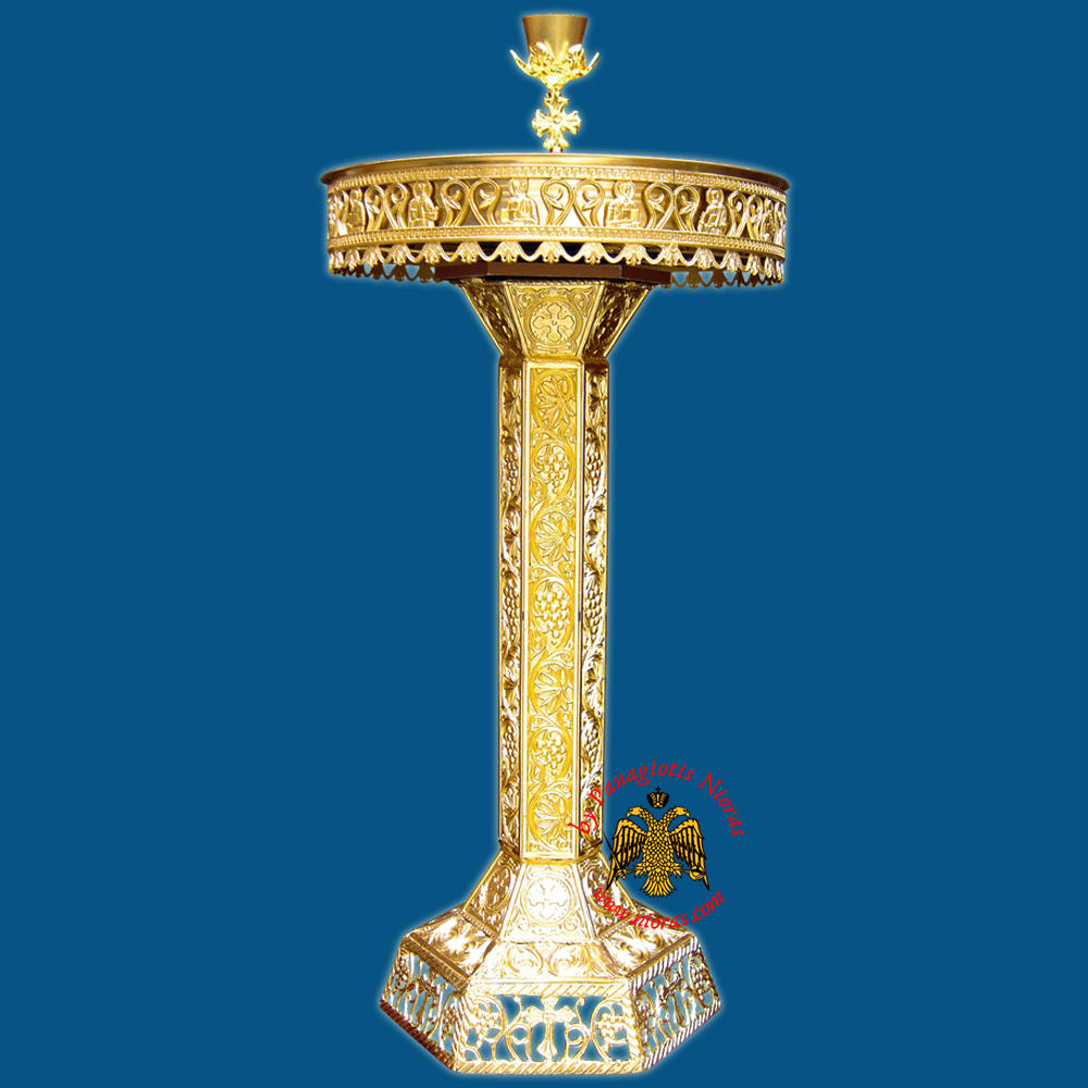 Orthodox Church Style Candelabrum Aluminium Rotated Candle Tray D:60cm